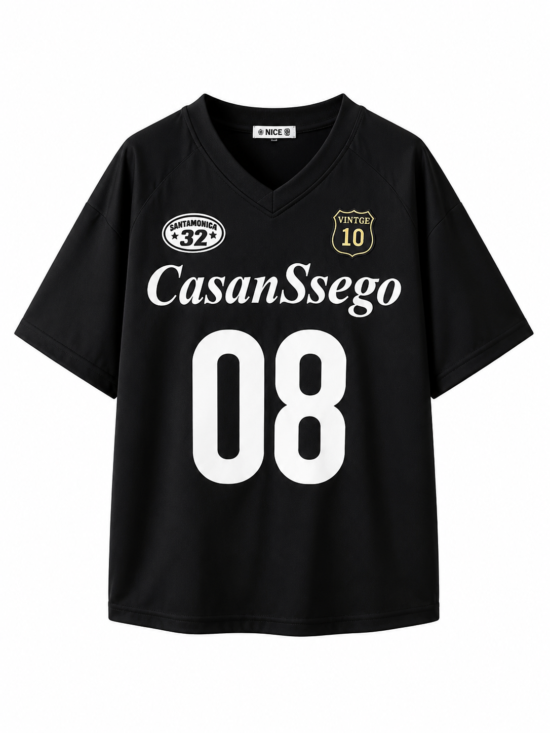 Zephyr Vintage Varsity Oversized Football Jersey