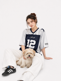 Navy / White