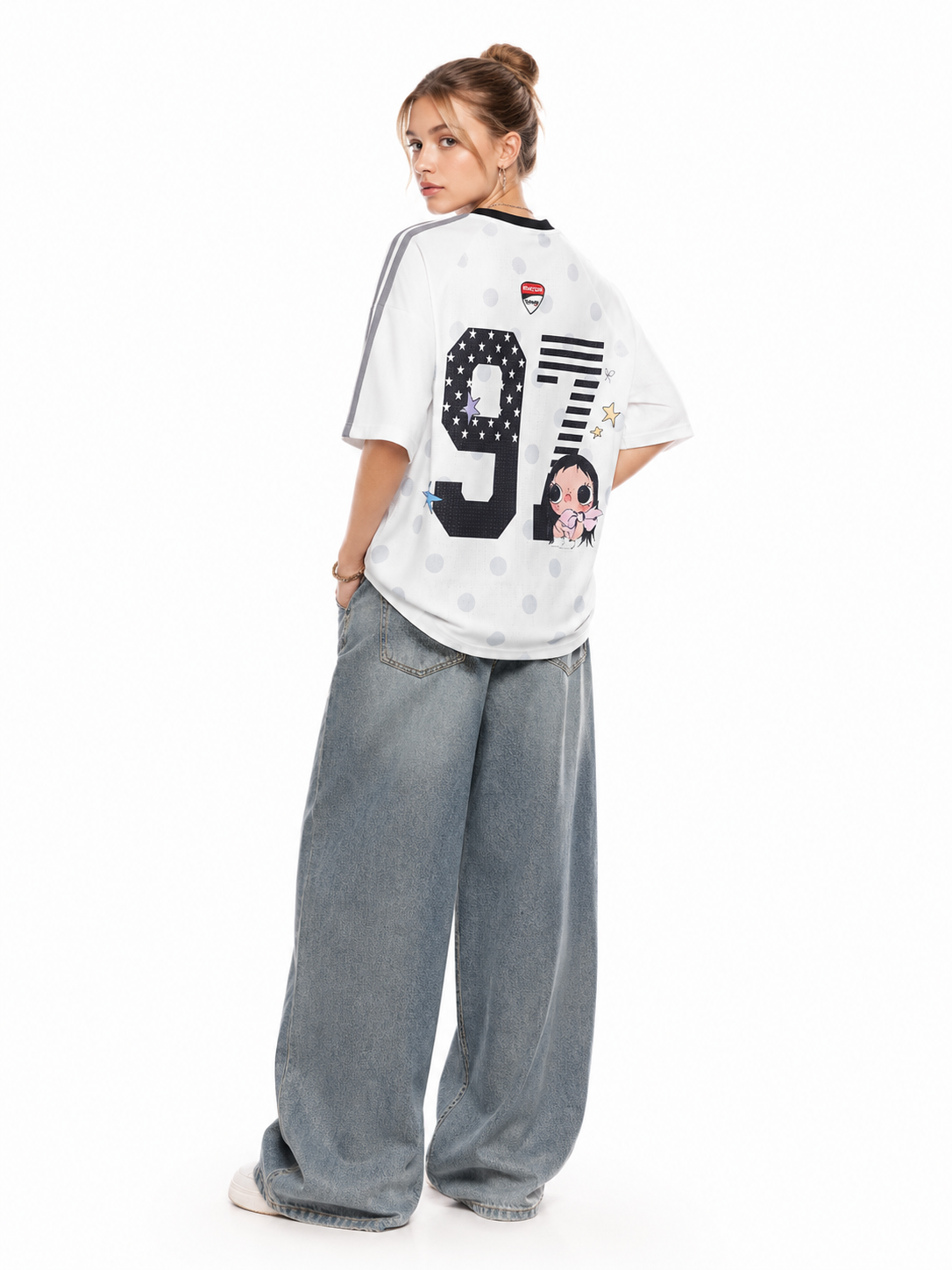 Zephyr Vintage 67 Graphic Oversized Jersey Tee