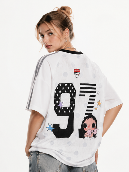 Zephyr Vintage 67 Graphic Oversized Jersey Tee