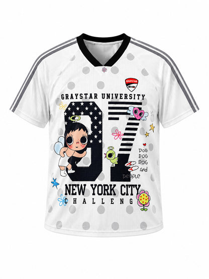 Zephyr Vintage 67 Graphic Oversized Jersey Tee
