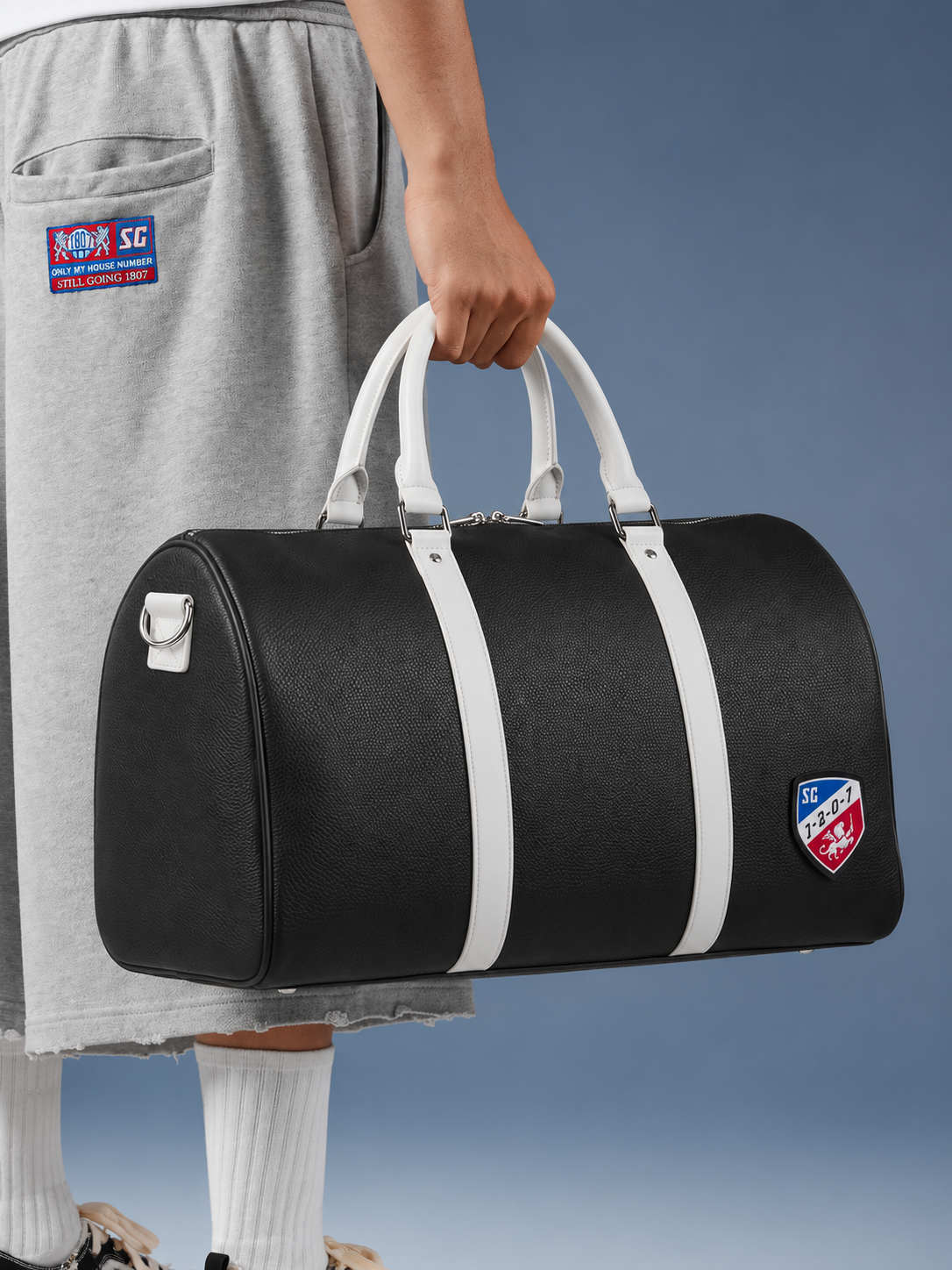 Zephyr Vintage Football Leather Duffel Bag