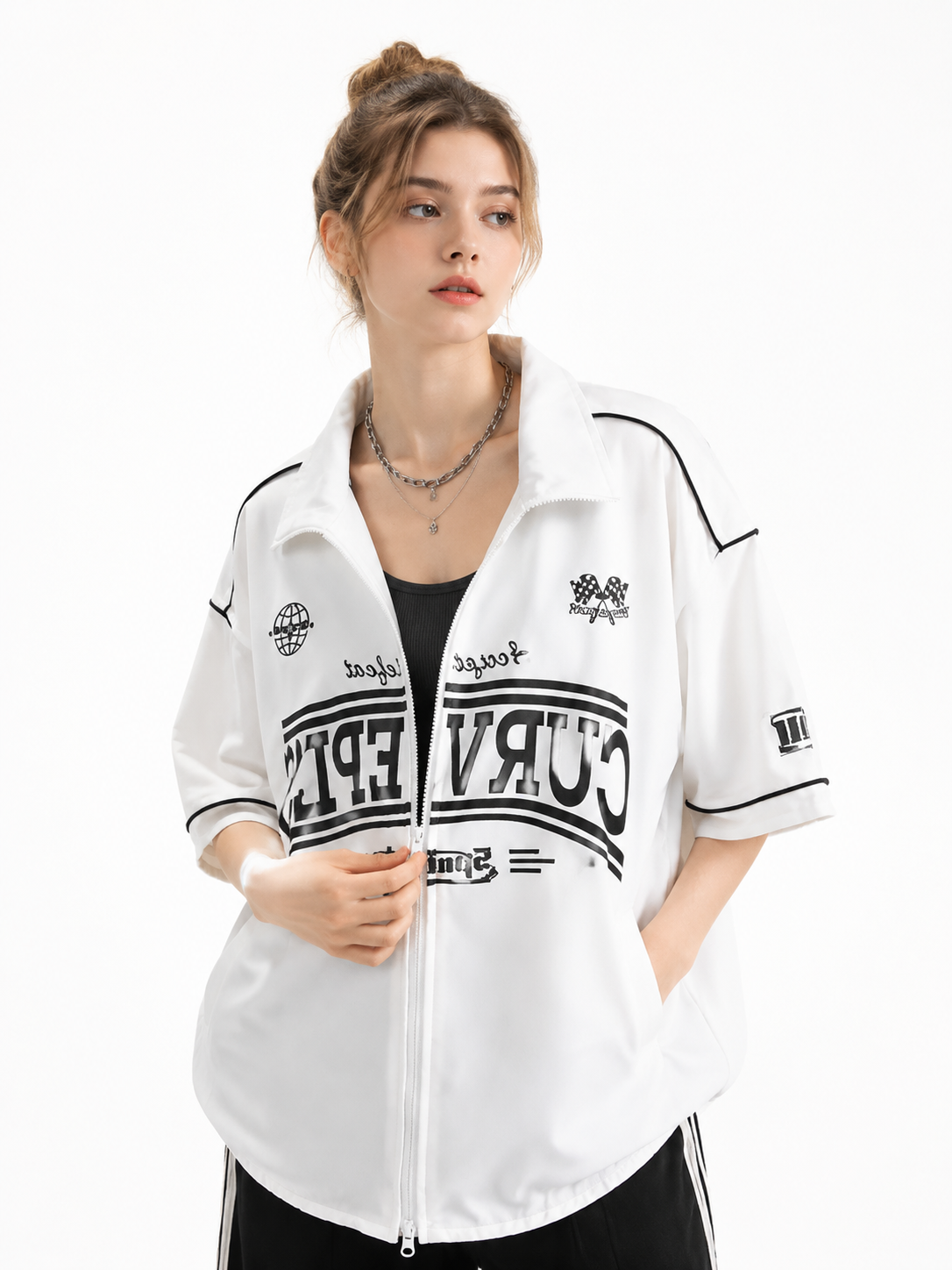 ZEPHYR Retro Baseball Jersey Shirt