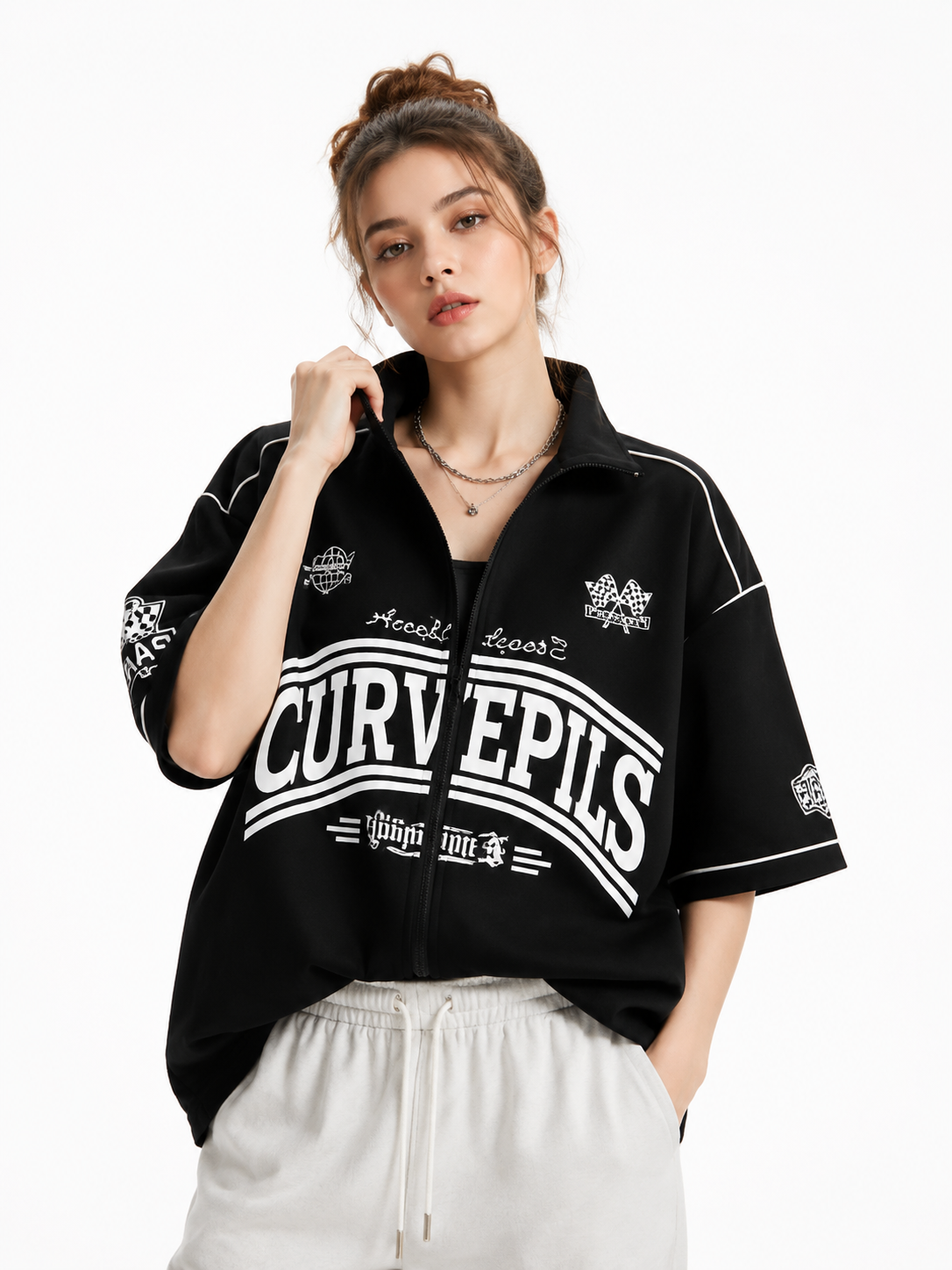 ZEPHYR Retro Baseball Jersey Shirt
