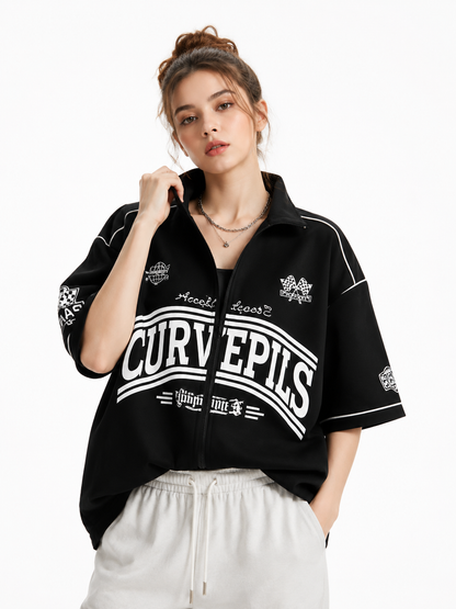ZEPHYR Retro Baseball Jersey Shirt