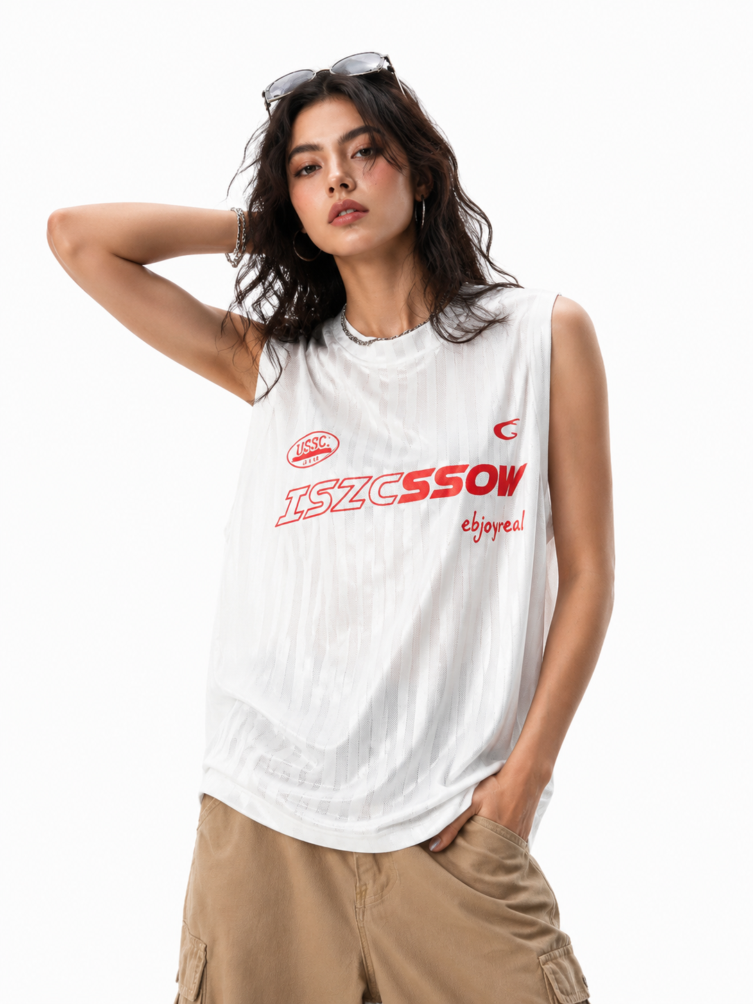 ZEPHYR Women's Vintage Basketball Jersey