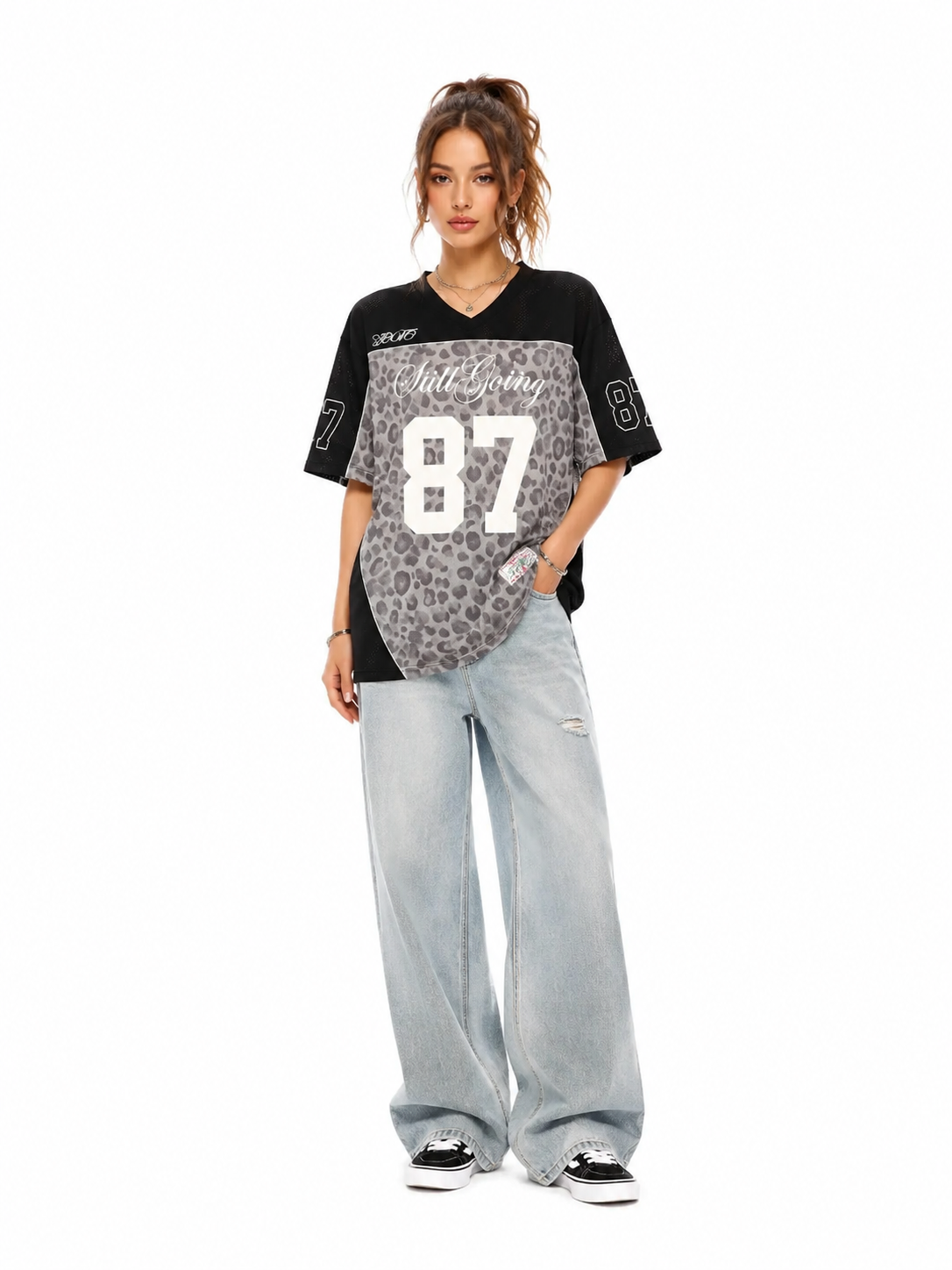 Zephyr Retro 87 Leopard Hockey Jersey