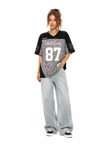 Zephyr Retro 87 Leopard Hockey Jersey
