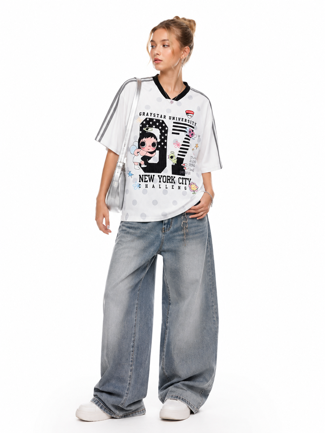 Zephyr Vintage 67 Graphic Oversized Jersey Tee